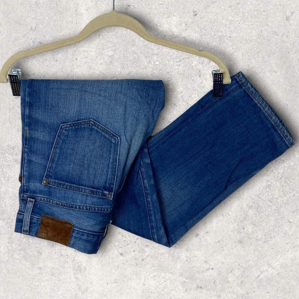Madewell Rivet & Thread Straight Leg Premium Denim Jeans Size 24 Button Fly Jean - Picture 3 of 13